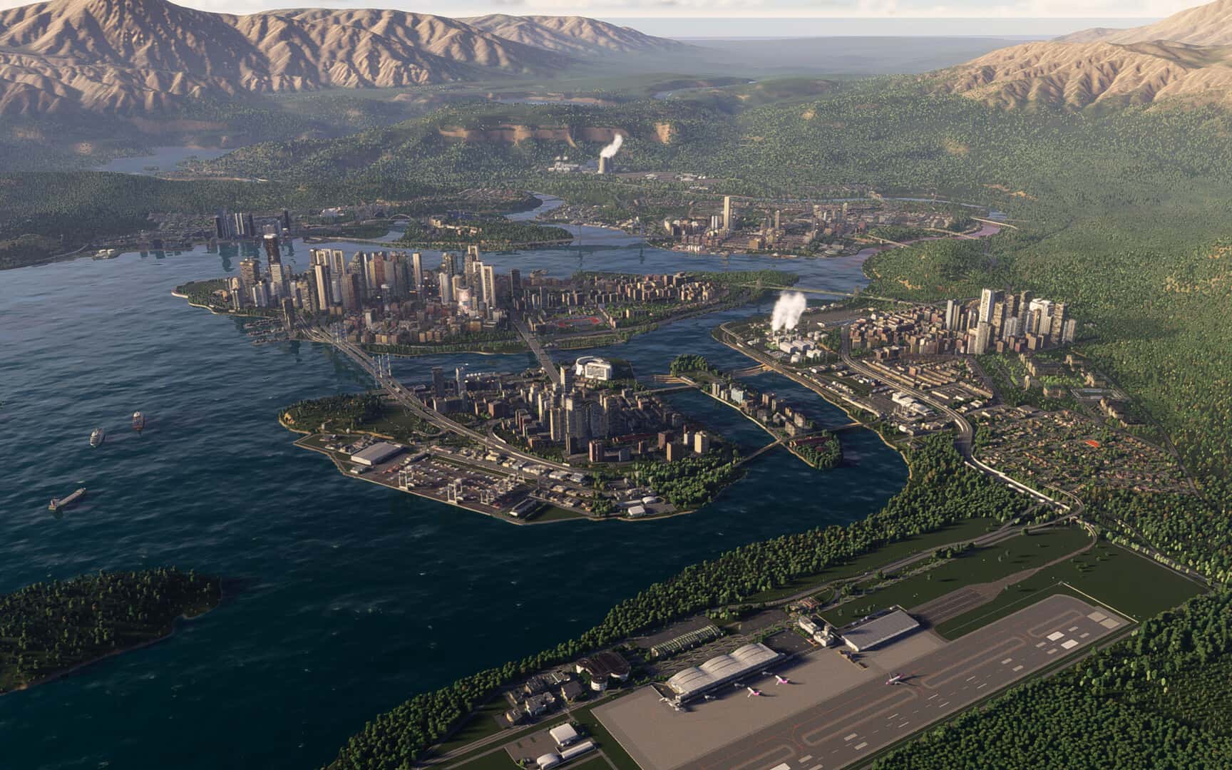 城市天际线2 Cities Skylines 2 中文版背景